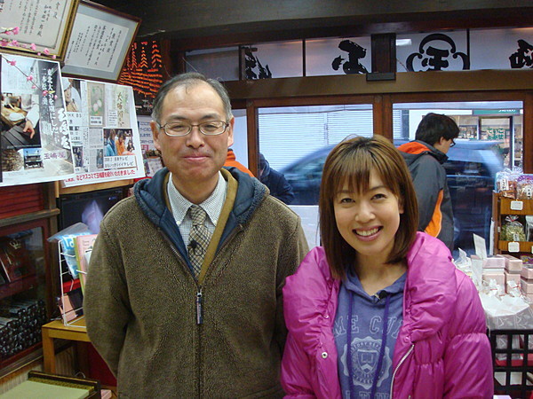 石田先生と中山アナ